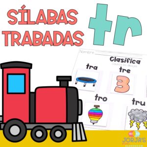Sílabas trabadas TR Actividades y hojas de trabajo Tra tre tri tro tru español