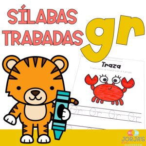 Sílabas trabadas GR Hojas de trabajo y actividades en español Sílabas