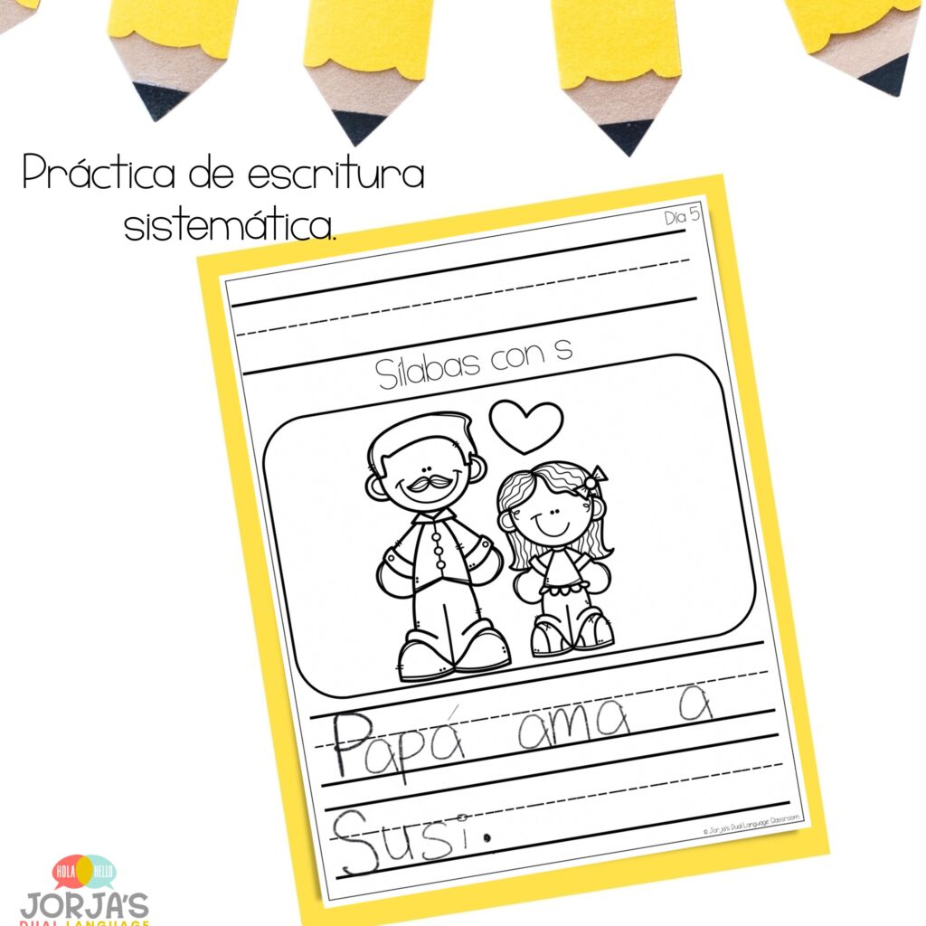 práctica de escritura sistemática 