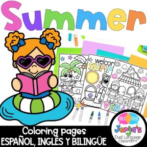 coloring-pages-espanol-colorear-summer-verano