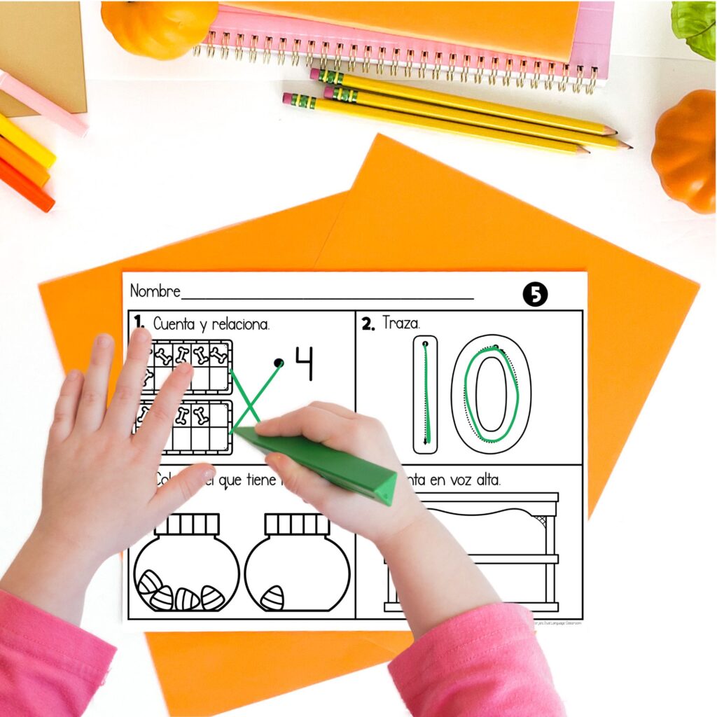 math in spanish bilingual kinder