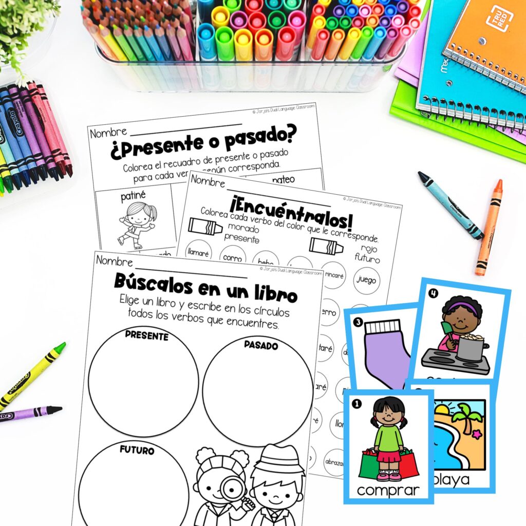 hojas-de-trabajo-para-ninos-espanol-actividades-in-spanish-verbs
