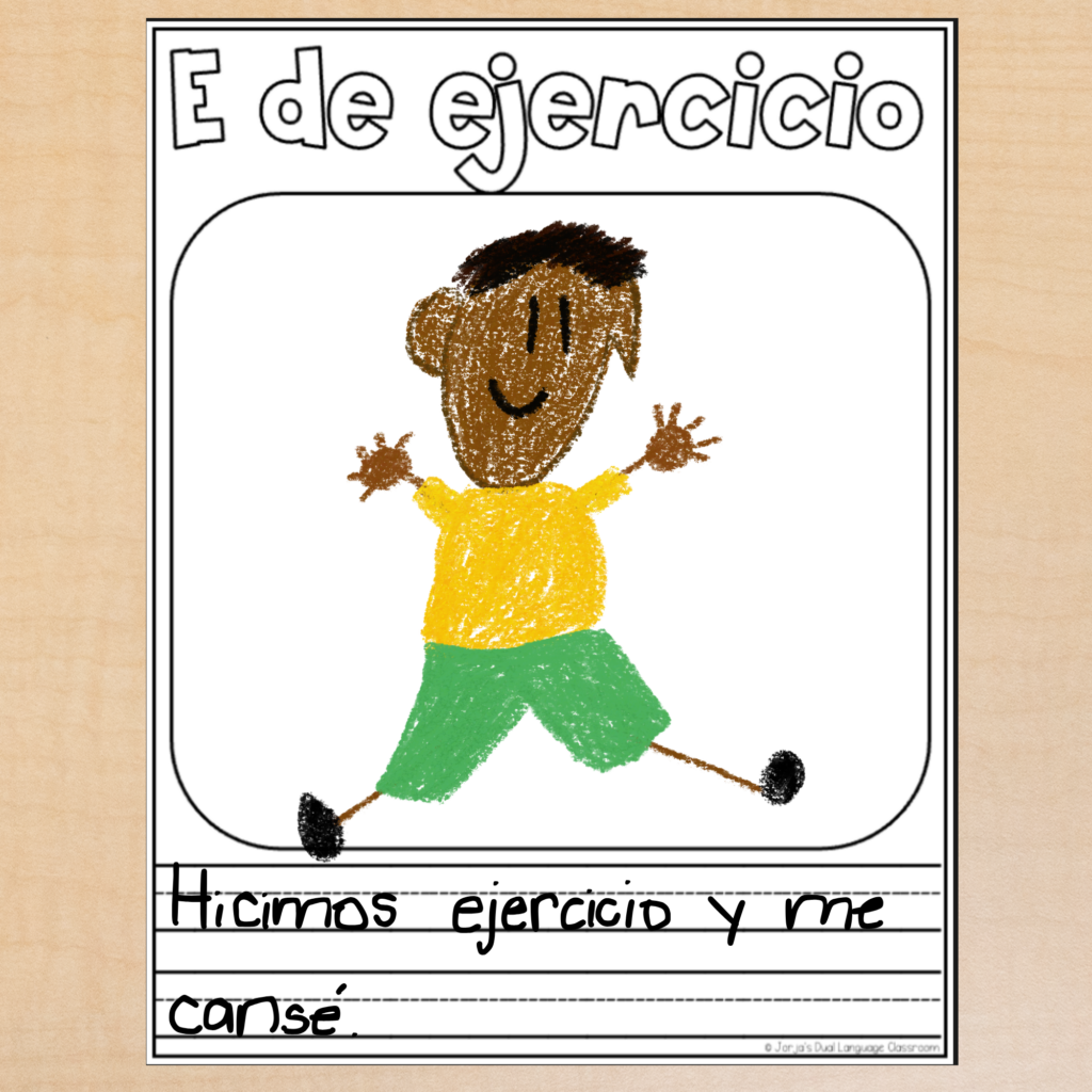 actividades de fin de año para niños e de ejercicio