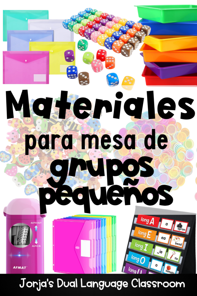 Materiales para tu mesa de grupos pequeños