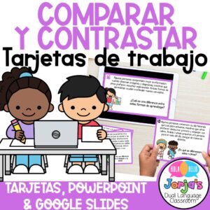 comparar-contrastar-task-cards-spanish