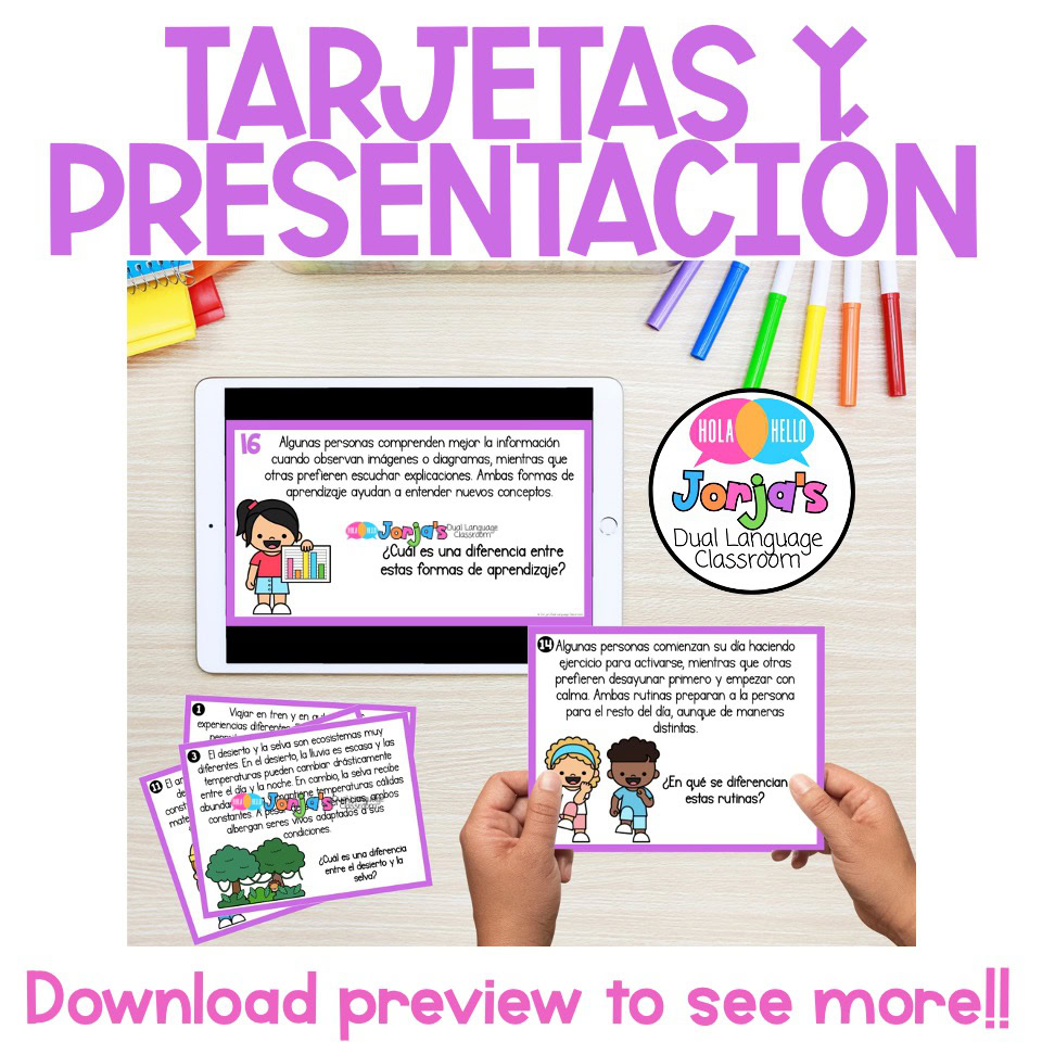 Comparar y contrastar TASK CARDS - Image 4