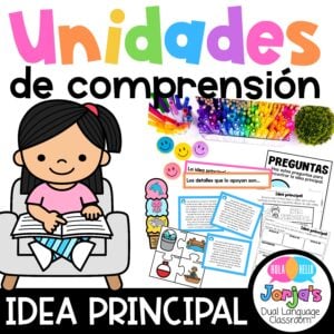 idea principal main idea in Spanish