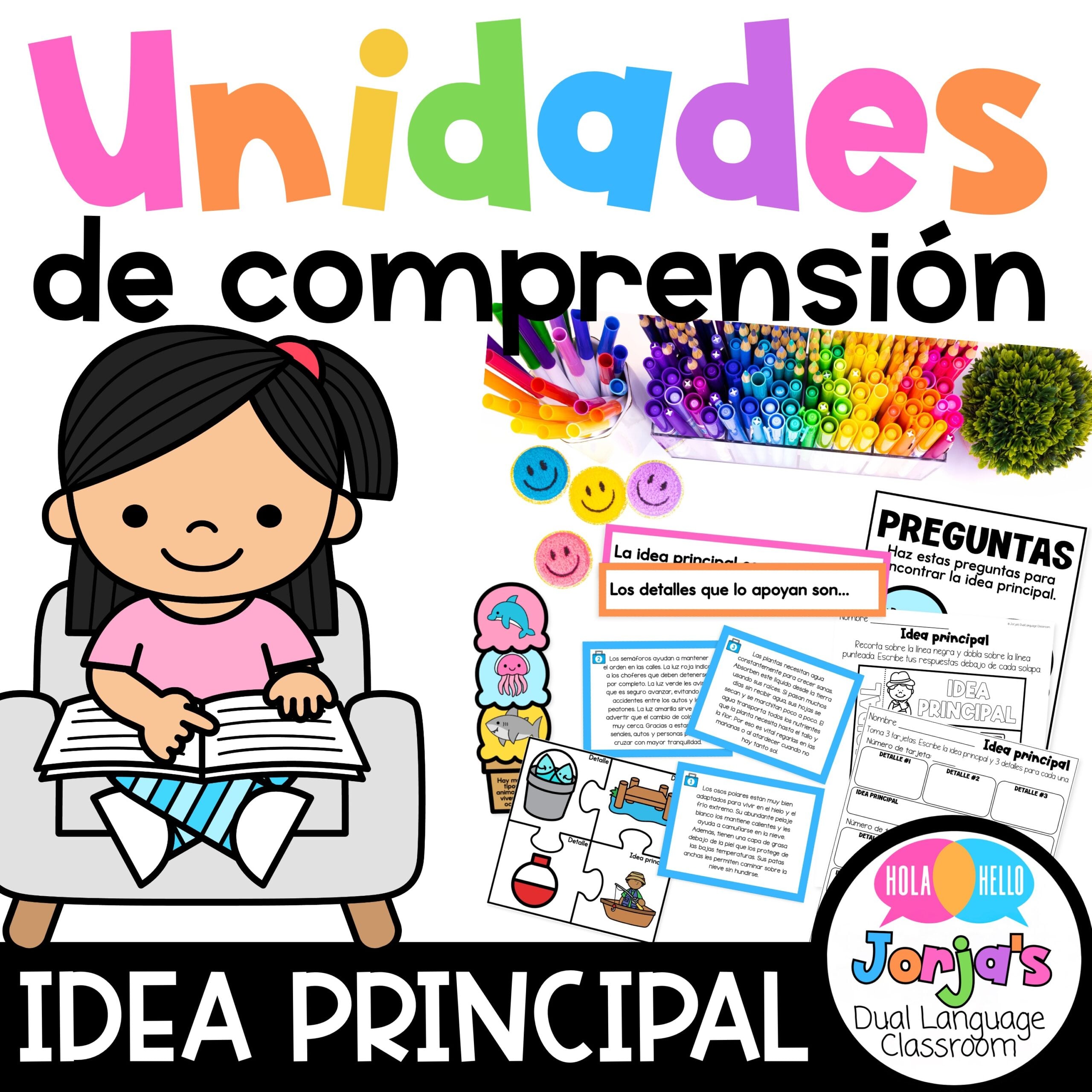idea principal main idea in Spanish