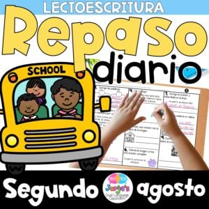 Repaso diario lectura Segundo español 2nd Grade Spanish Review Reading