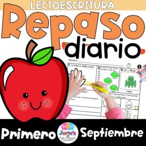 Repaso lectura primer grado SEPTIEMBRE First Grade Spiral Review September