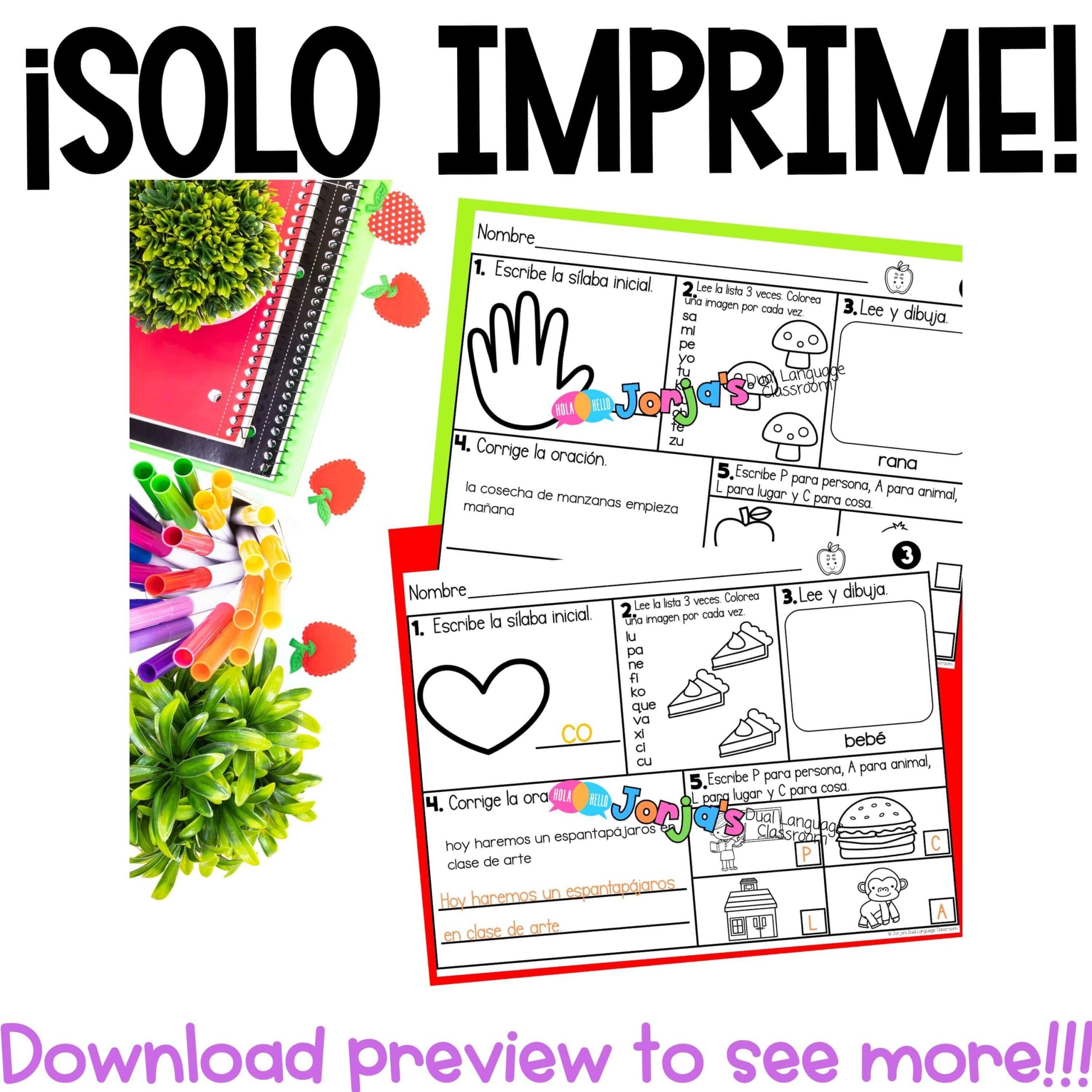 Repaso lectura primer grado SEPTIEMBRE First Grade Spiral Review September - Image 4
