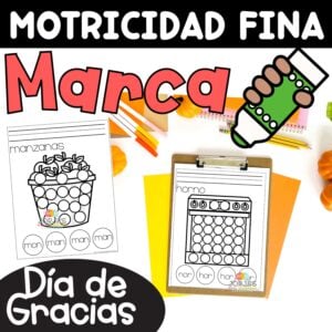 Thanksgiving Activities Thanksgiving Dot Marker Actividad Día de Gracias español