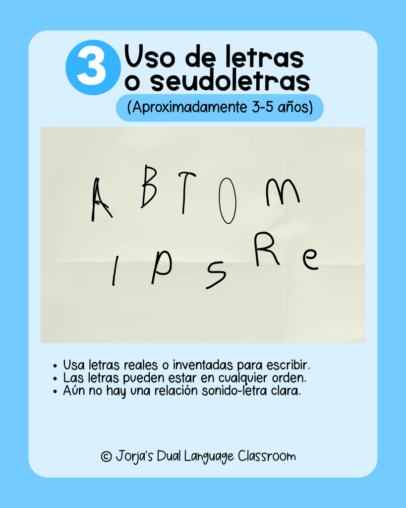 escritura para ninos