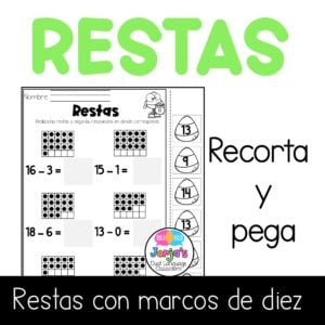 Restas con marco de diez