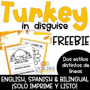 Turkey in Disguise Español Inglés Bilingüe